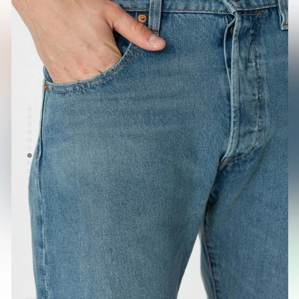 LEVI'S SKATEBOARDING 501 ORIGINAL STRAIGHT LEG FIT STRONG MEN'S JEANS SIZE 31x30 - Picture 6 of 15